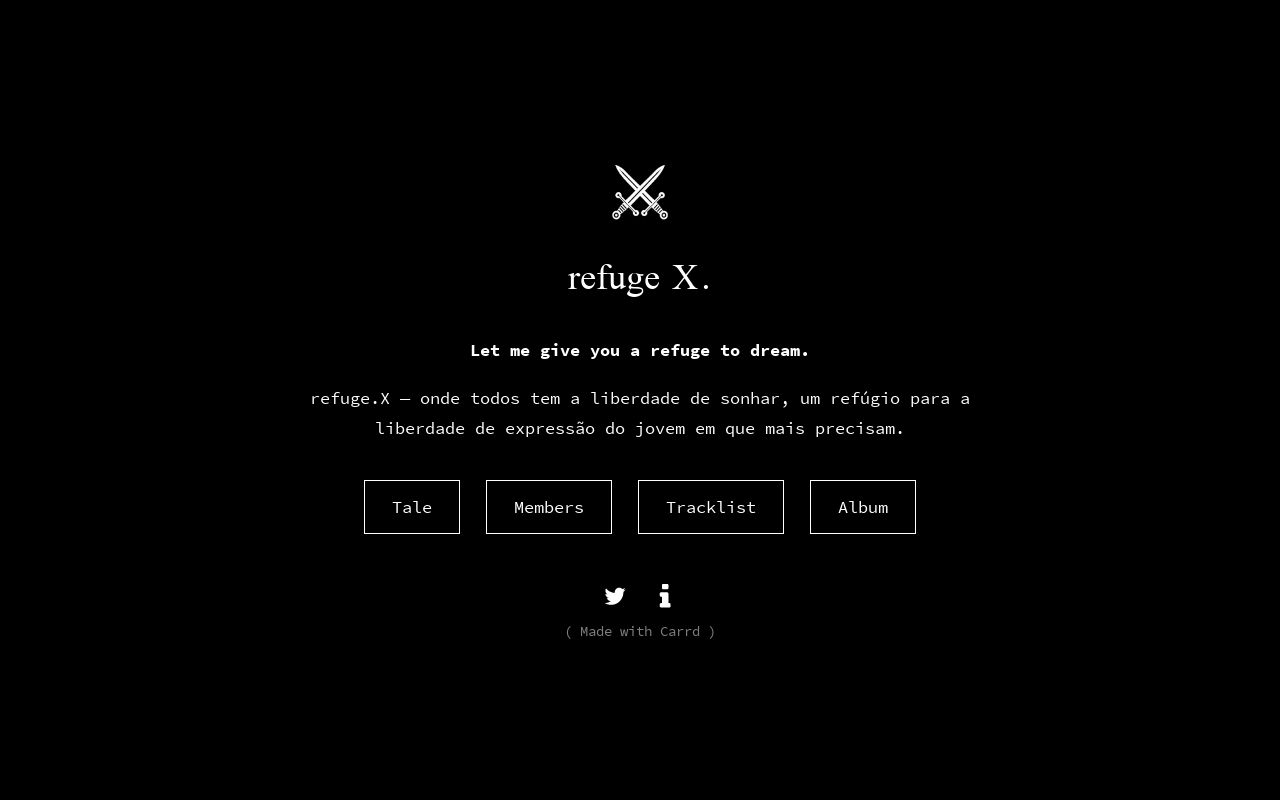 Carrd profile picture for @refuge